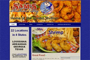 Website Development for Sam's Southern Eatery