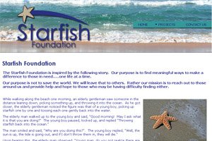 Website Design Starfish Foundation